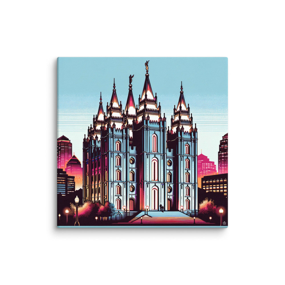 Utah SLC Temple Dopamine Décor