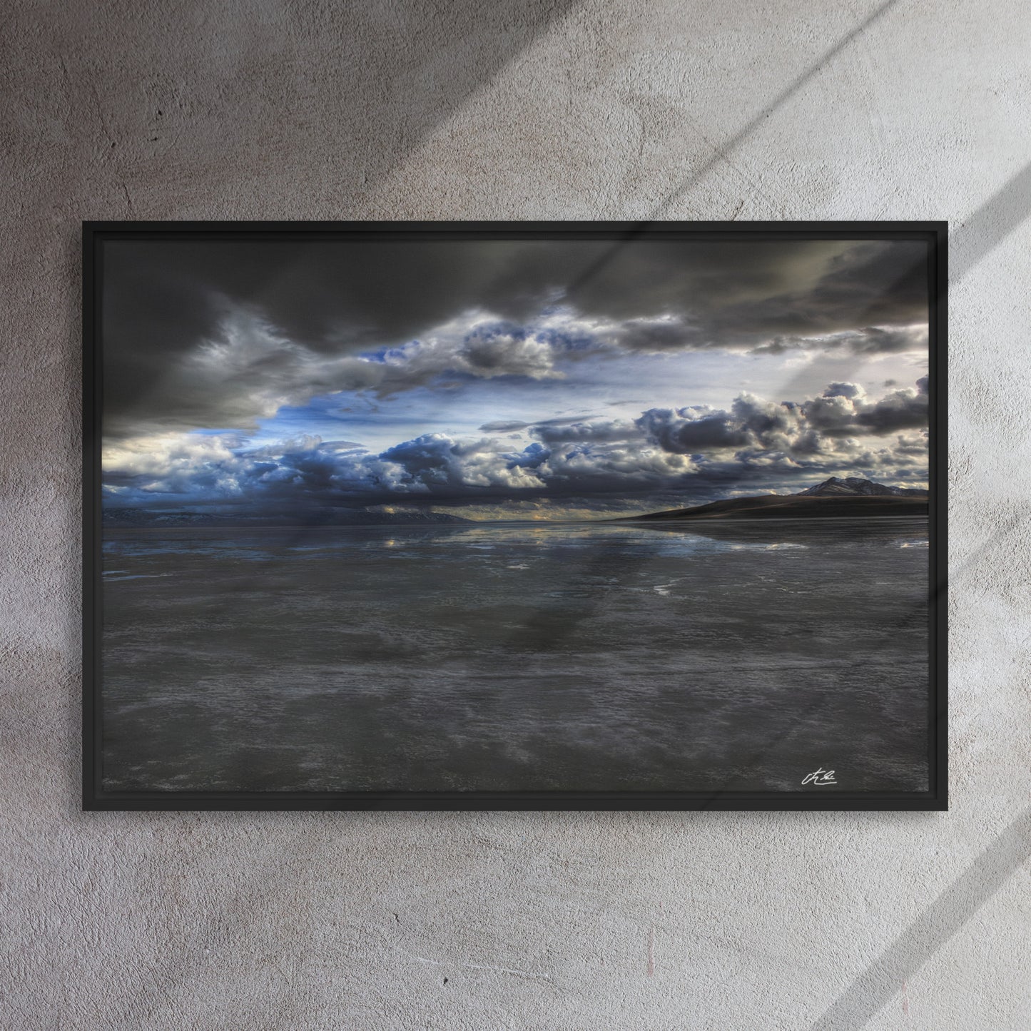 24x36in Framed Canvas - Antelope's GSL and Fremont