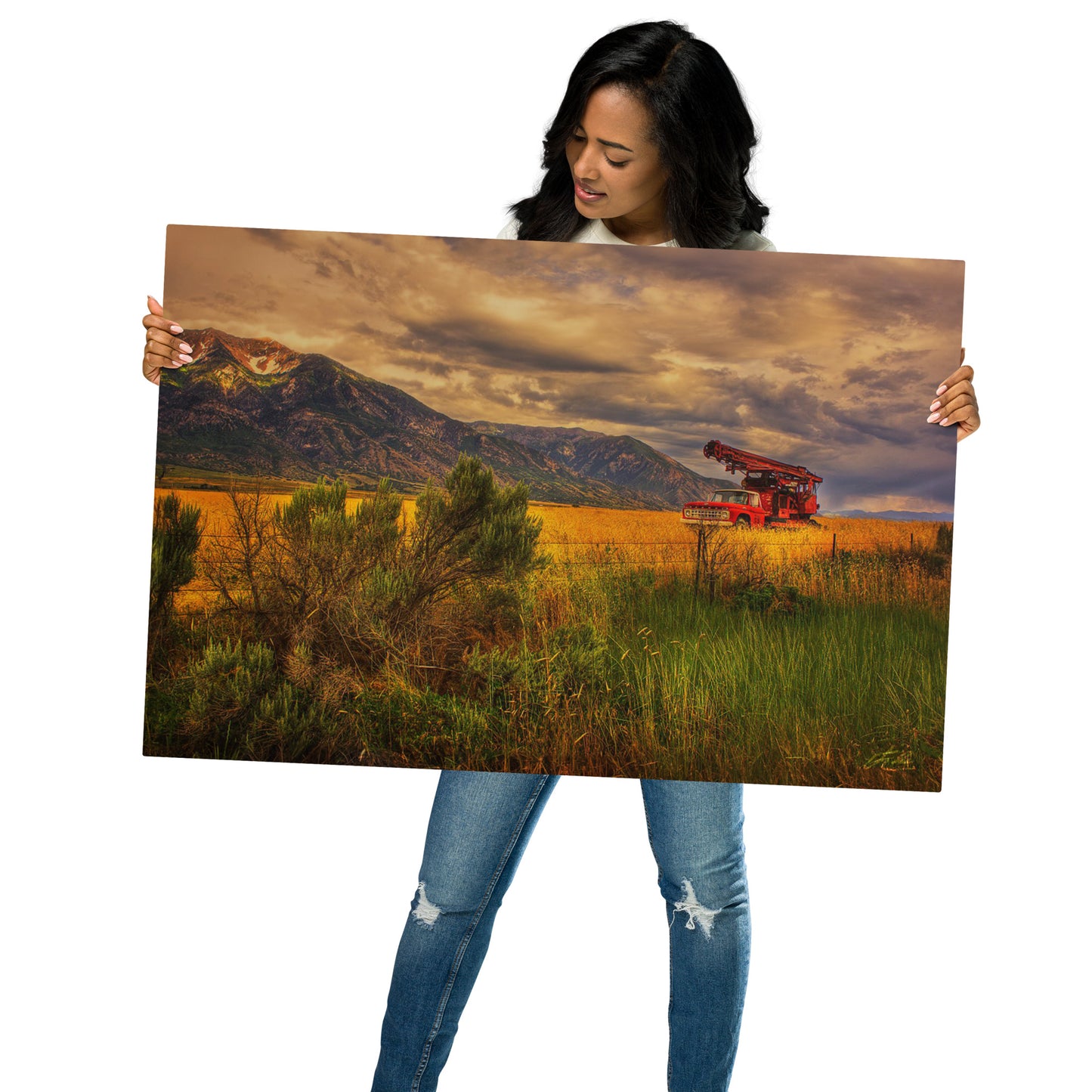 24x36 in - Metal Print - Utah Americana