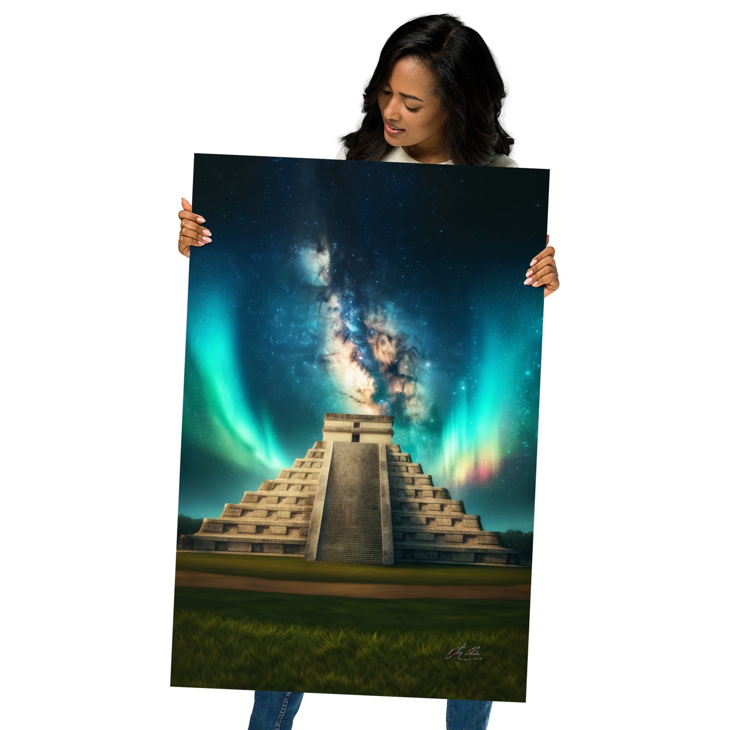 Mayan Pyramid Infinity Points to Cosmos