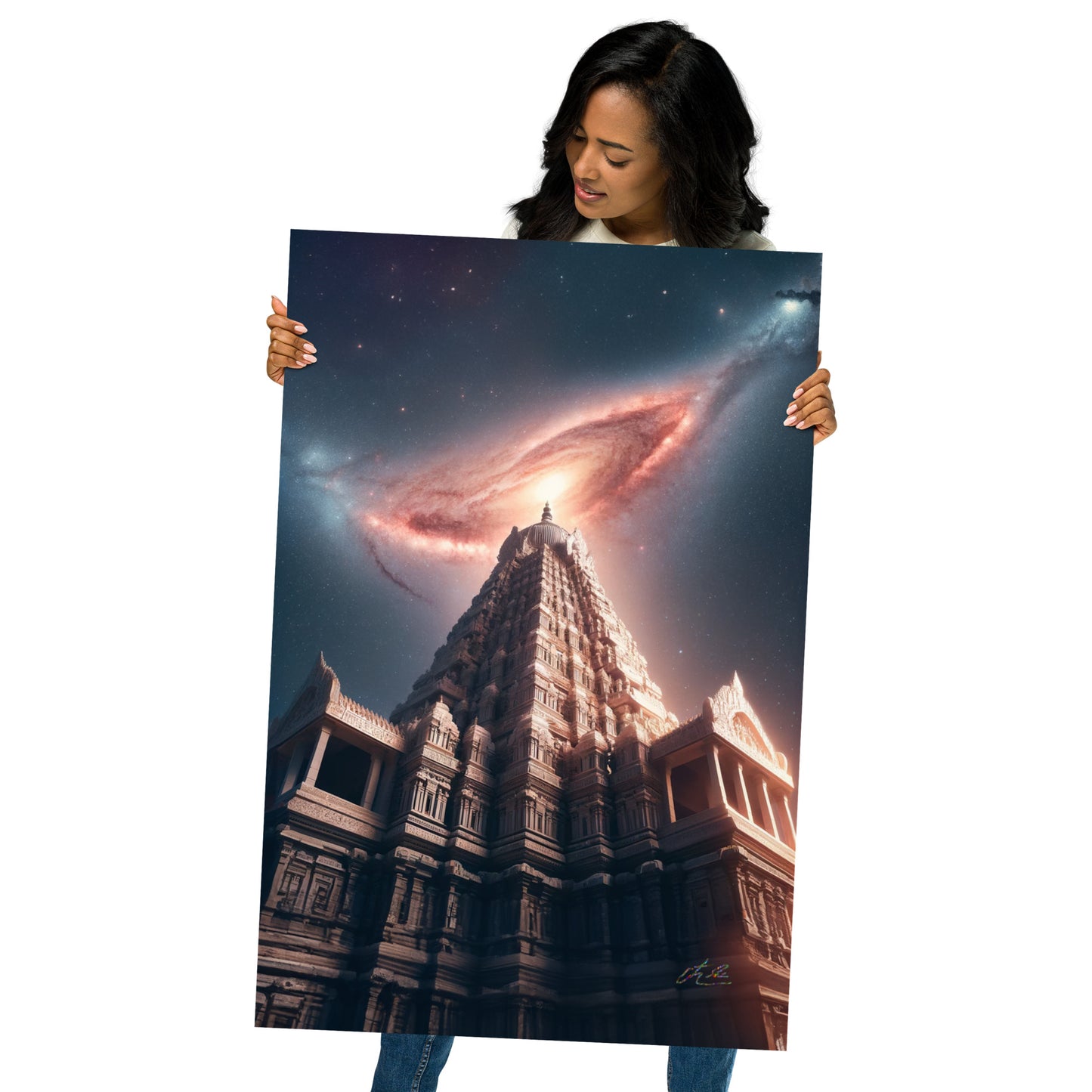 Hindu Temple Infinity Points to Cosmos