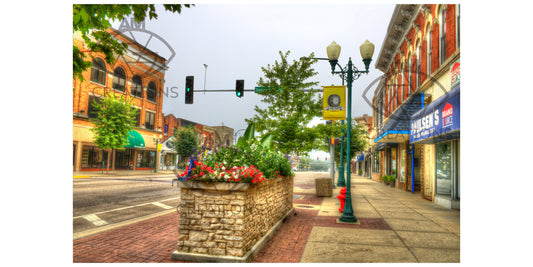 Foggy Downtown Sycamore